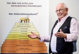 Klaus Steinseifer mit seinem Unternehmensturm