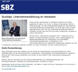 Buchvorstellung: Unternehmensführung Handwerk | sbz-online.de