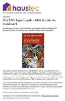 Das 100-Tage-Tagebuch für die Azubis im Handwerk - haustec.de