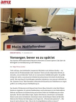Notfallplanung mit Klaus Steinseifer und Heiko Geiger | AMZ im November 2019