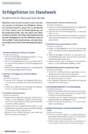 2025-12 Erfolgsfaktor Mitarbeiter | Der Ger&uuml;stbauer | Autor Klaus Steinseifer