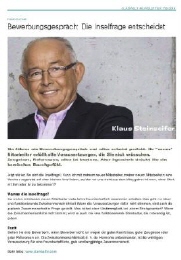 Bewerbungsgespr&auml;ch: Die Inselfrage entscheidet | Glaswelt