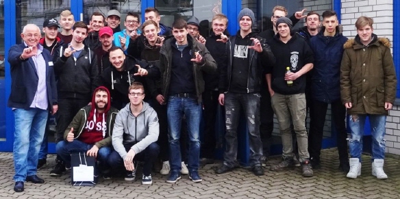 Das Seminar im Handwerk f&uuml;r die Auszubildenden im Dachhandwerk im Januar 2018 von und mit Klaus Steinseifer in der Serviceschule Handwerk