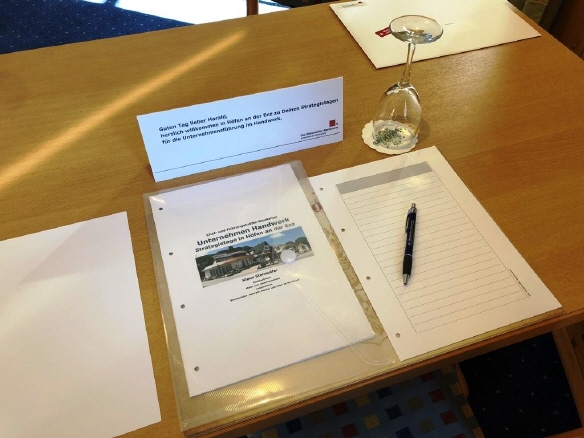 Strategietage f&uuml;r die Unternehmen im Handwerk von und mit Klaus Steinseifer im September 2018 im Schwarzwald 1