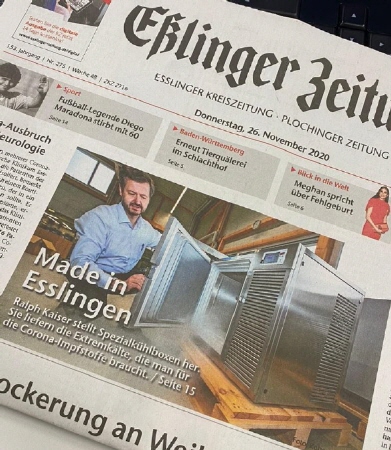 Ralph Kaiser in der E&szlig;linger Zeitung am 26. November 2020