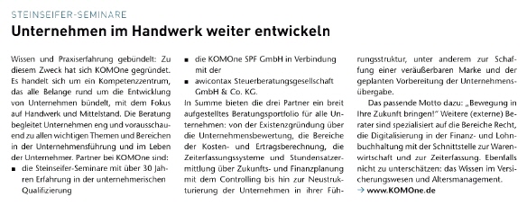 KOMOne - SBZ im November 2020