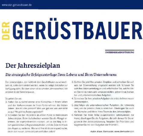 DER GER&Uuml;STBAUER im Januar 2022