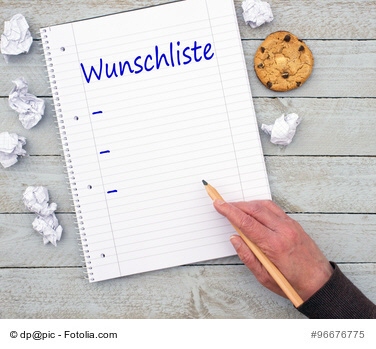 M&auml;ngel transparent machen, Ver&auml;nderungsw&uuml;nsche aufschreiben