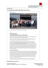 20 Jahre Ferisol | Klempnermagazin