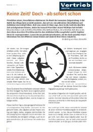Keine Zeit? | Autor Klaus Steinseifer für die Chefredatkion von Vertrieb DIGITAL