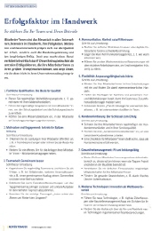 So stärken Sie Ihr Team und Ihren Betrieb | Autor Klaus Steinseifer für die Chefredaktion "Der Gerüstbauer"